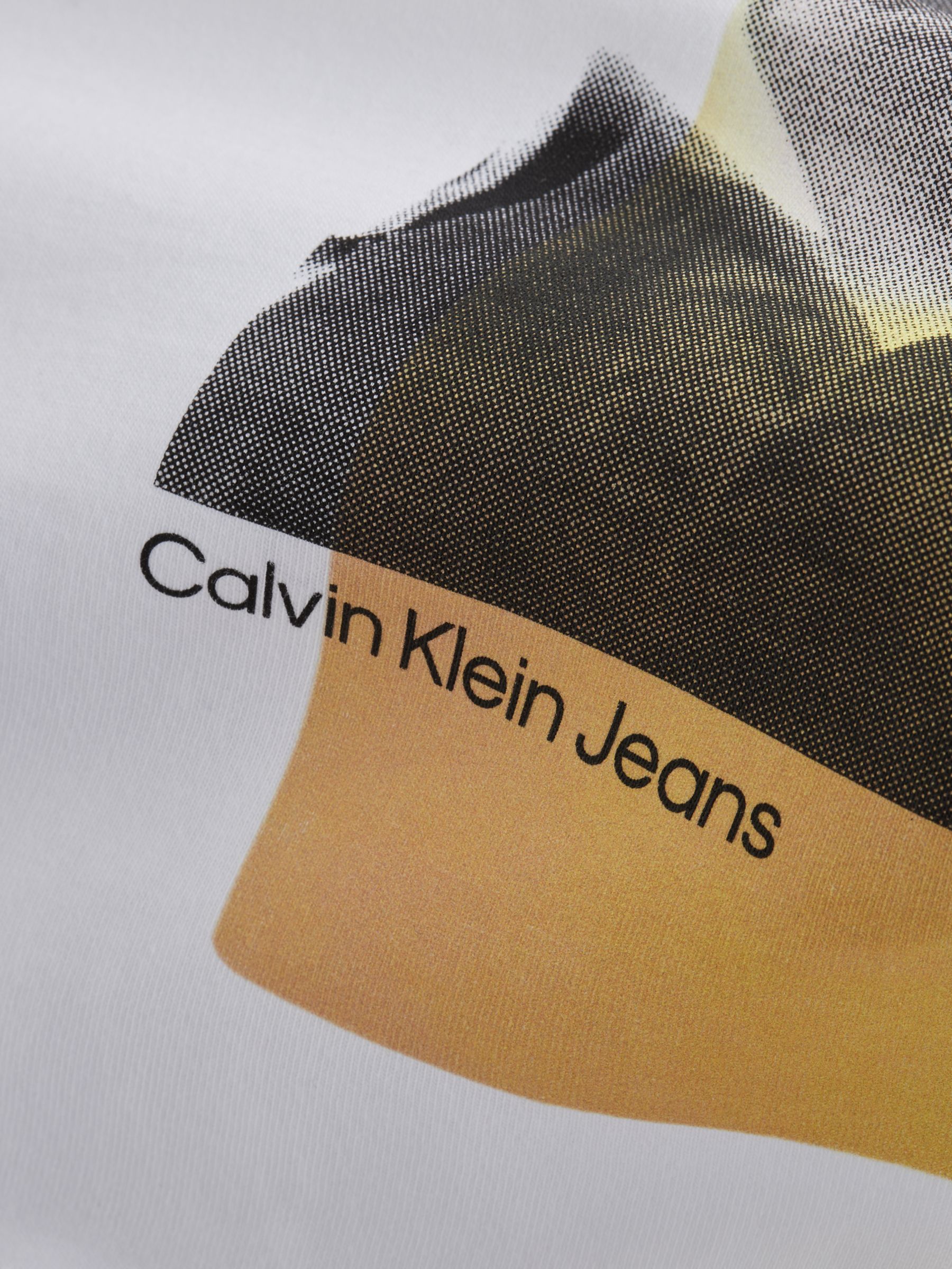 Calvin Klein Jeans NYC Print T-Shirt, Bright White, XS
