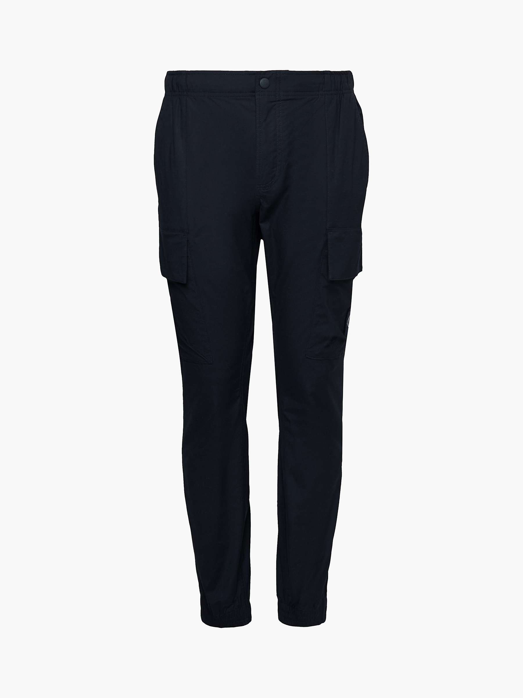 Buy Calvin Klein Jeans Skinny Cargo Trousers, Black Online at johnlewis.com