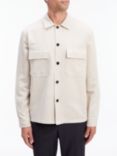 Calvin Klein Linen Overshirt, Stony Beige, Stony Beige