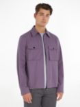 Calvin Klein Recycled Light Shacket, Purple, Purple