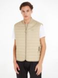Calvin Klein Crinkle Quilted Gilet, Clay, Clay