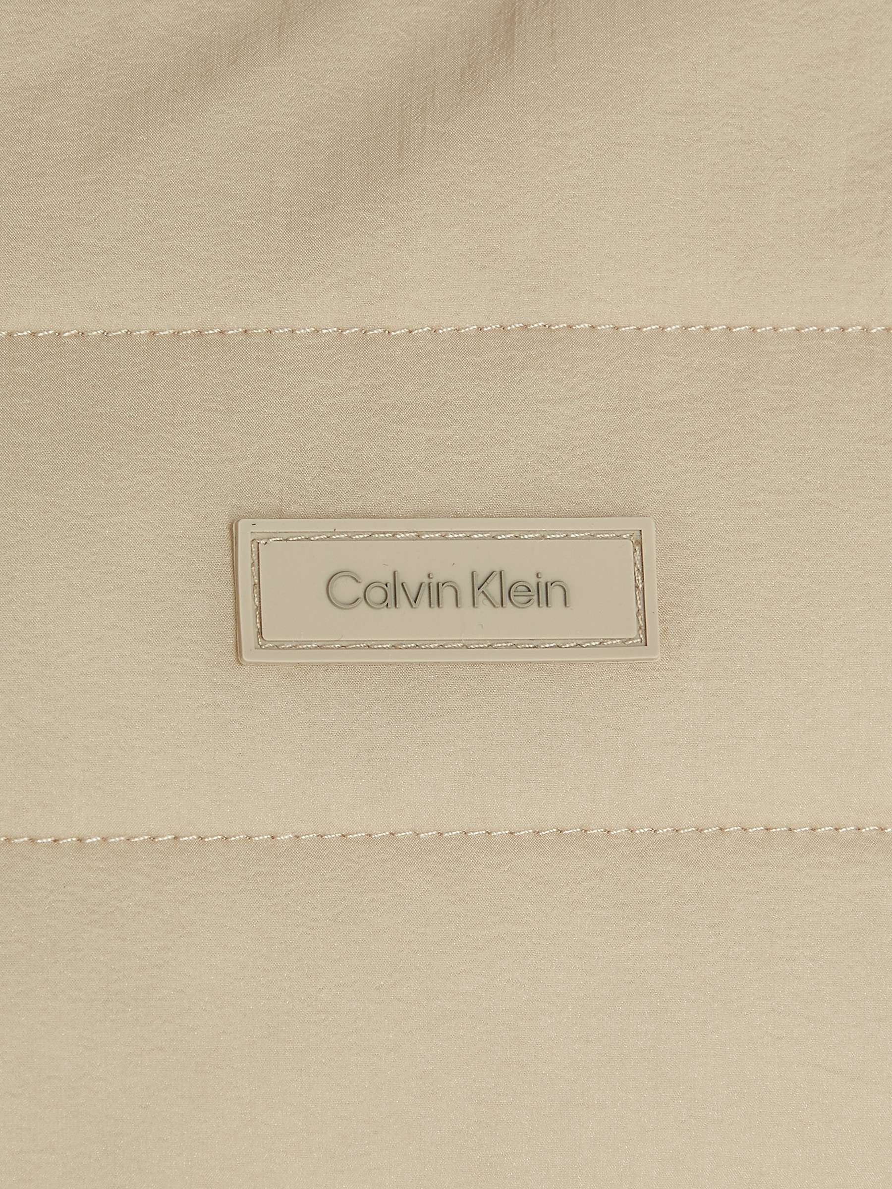 Buy Calvin Klein Crinkle Quilted Gilet, Clay Online at johnlewis.com