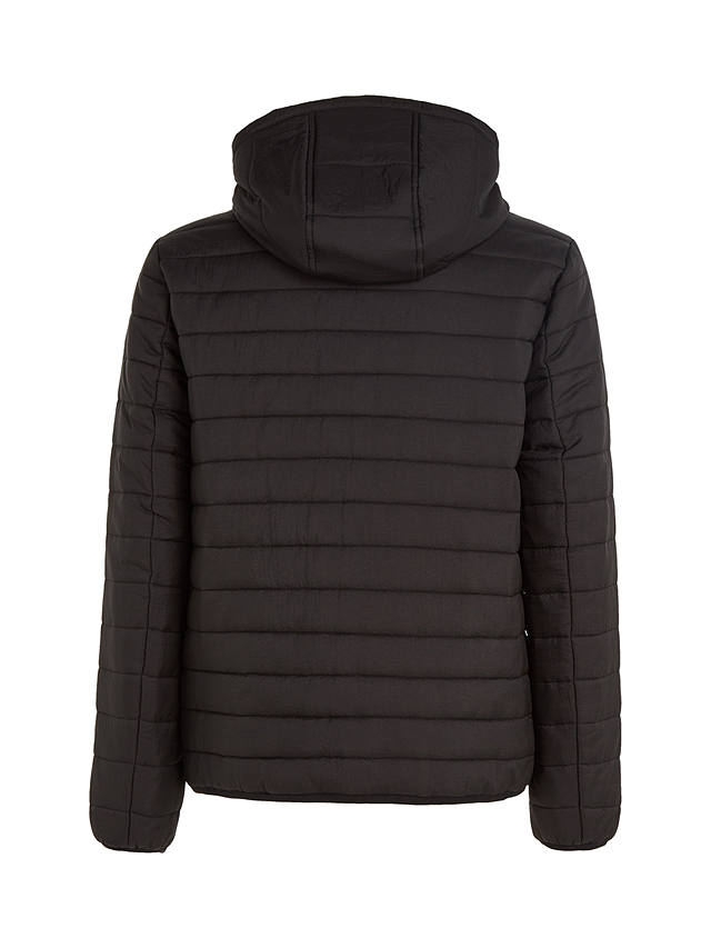 Calvin Klein Quilted Crinkle Jacket, Black