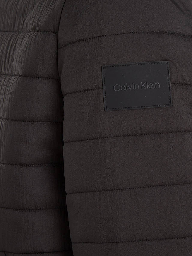 Calvin Klein Quilted Crinkle Jacket, Black