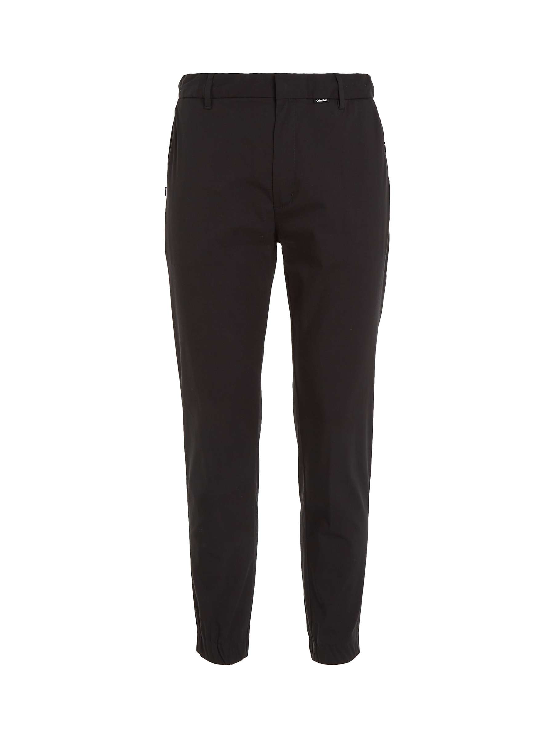 Buy Calvin Klein Tapered Trousers, Black Online at johnlewis.com