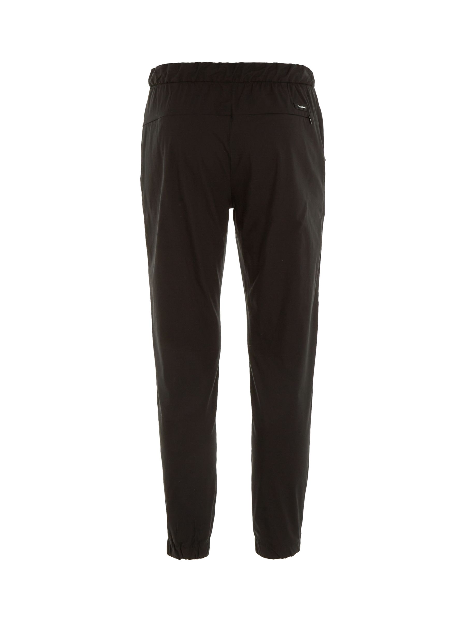 Calvin Klein Tapered Trousers, Black at John Lewis & Partners