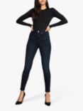 Good American Good Legs Skinny Jeans, Dark Blue