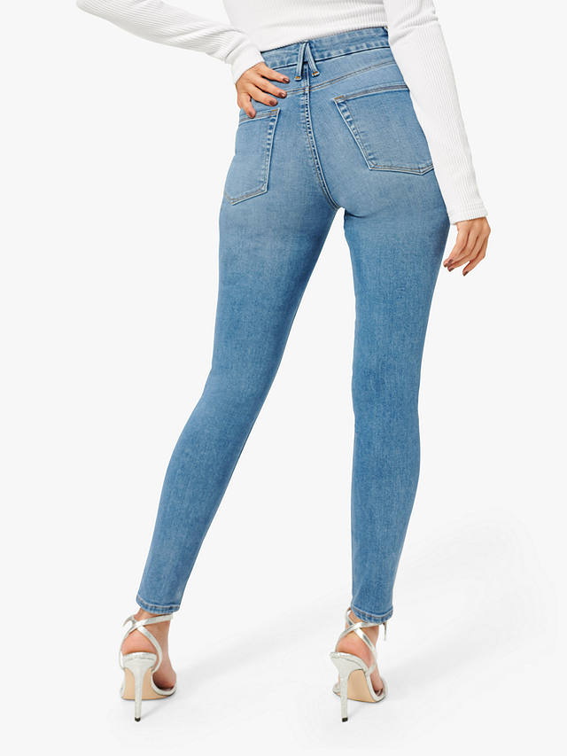 Good American Good Waist Skinny Jeans, Blue 796