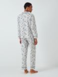 John Lewis Juliette Star Shirt Pyjama Set, Grey