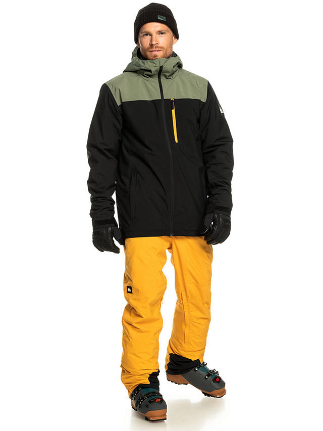 Quiksilver Morton Technical Ski/Snow Jacket, Laurel Wreath/Multi at ...