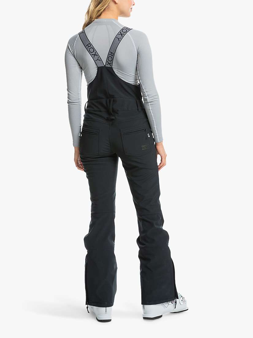 Buy Roxy Technical Snow Bib Ski Trousers, True Black Online at johnlewis.com
