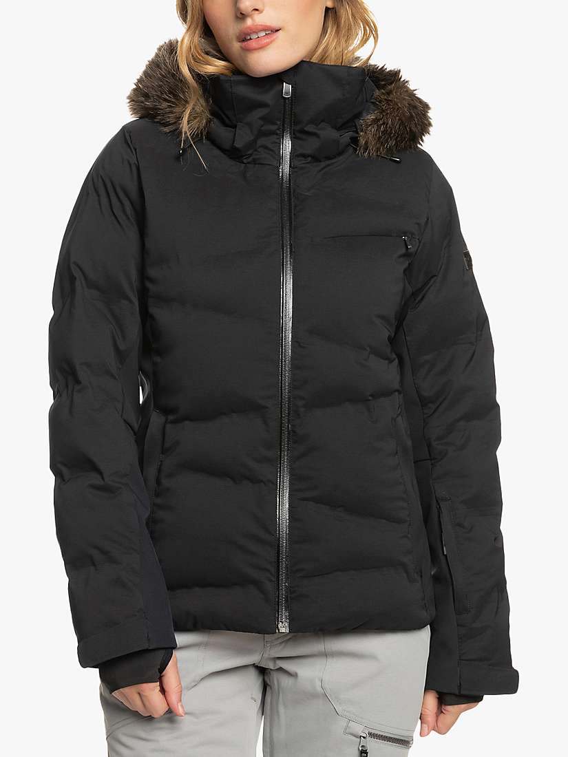 Buy Roxy Women's Snowstorm Technical Snow Jacket, True Black Online at johnlewis.com