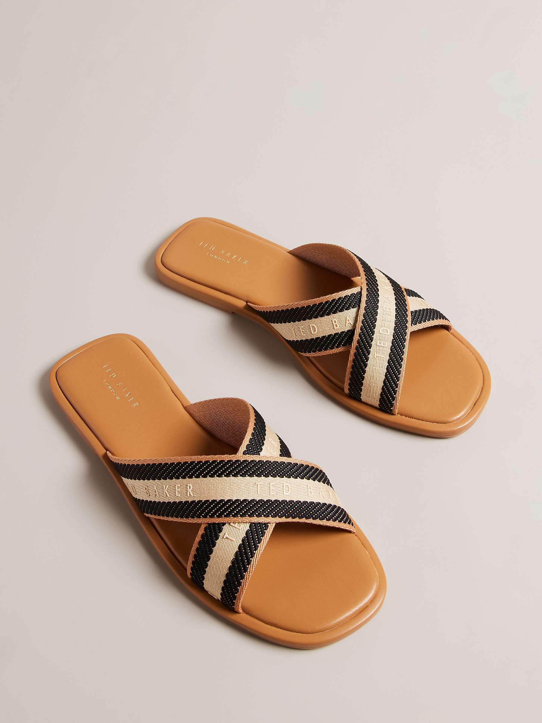 Buy Ted Baker Ashika Webbing Strap Sandals Online at johnlewis.com