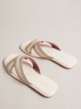 Ted Baker Ashika Webbing Strap Sandals, Ivory
