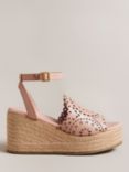Ted Baker Pinky Laser Cut Wedge Sandals