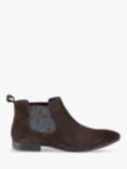 Silver Street London Carnaby Suede Chelsea Boots, Brown