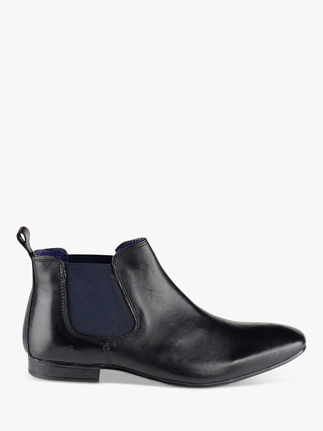 Silver Street London Carnaby Leather Chelsea Boots, Black
