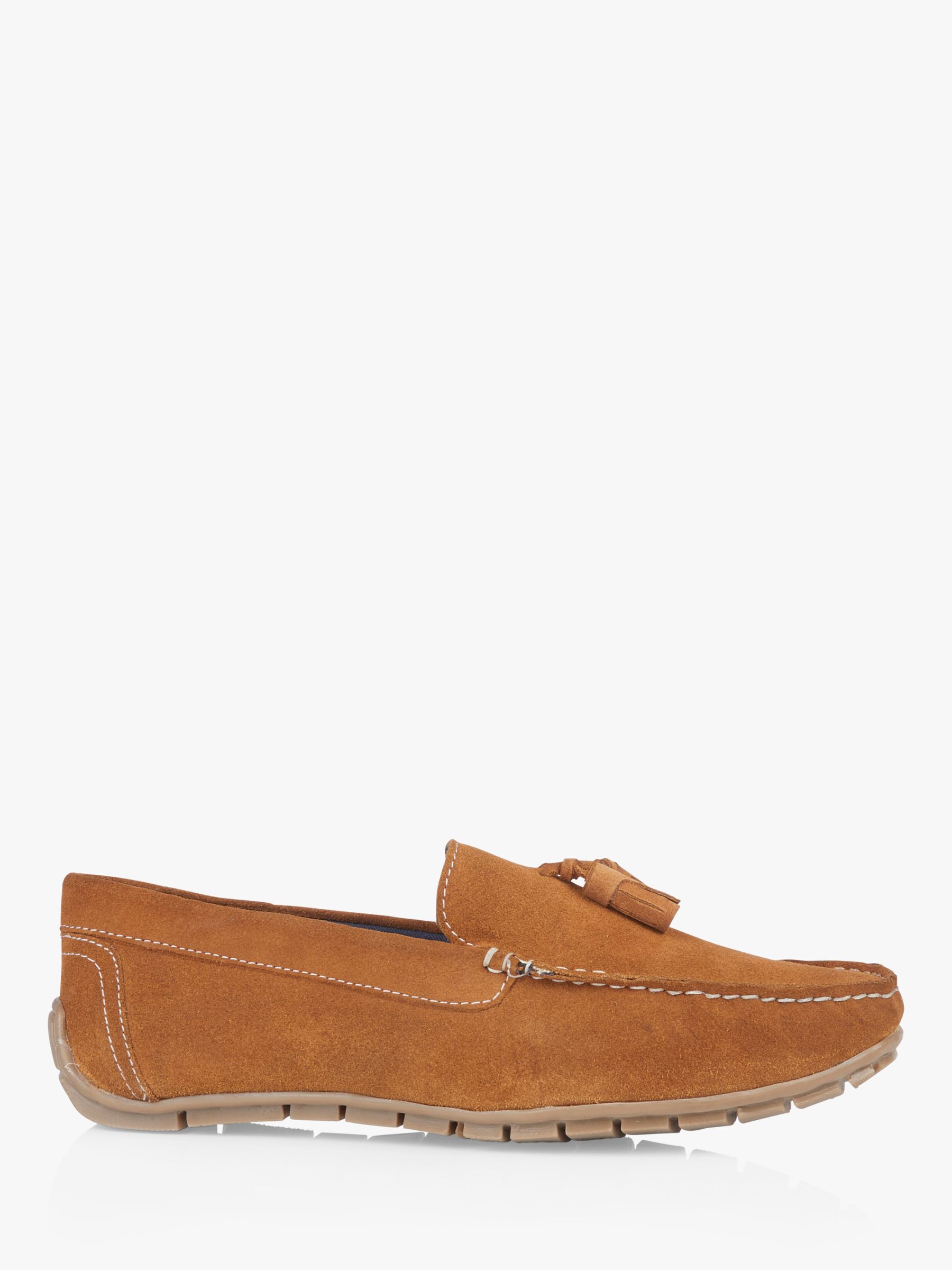 Silver Street London Monza Suede Loafers, Tan at John Lewis & Partners
