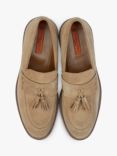 Silver Street London Charleston Suede Tassel Loafers