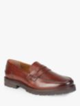 Silver Street London Twickenham Leather Penny Loafers, Brown