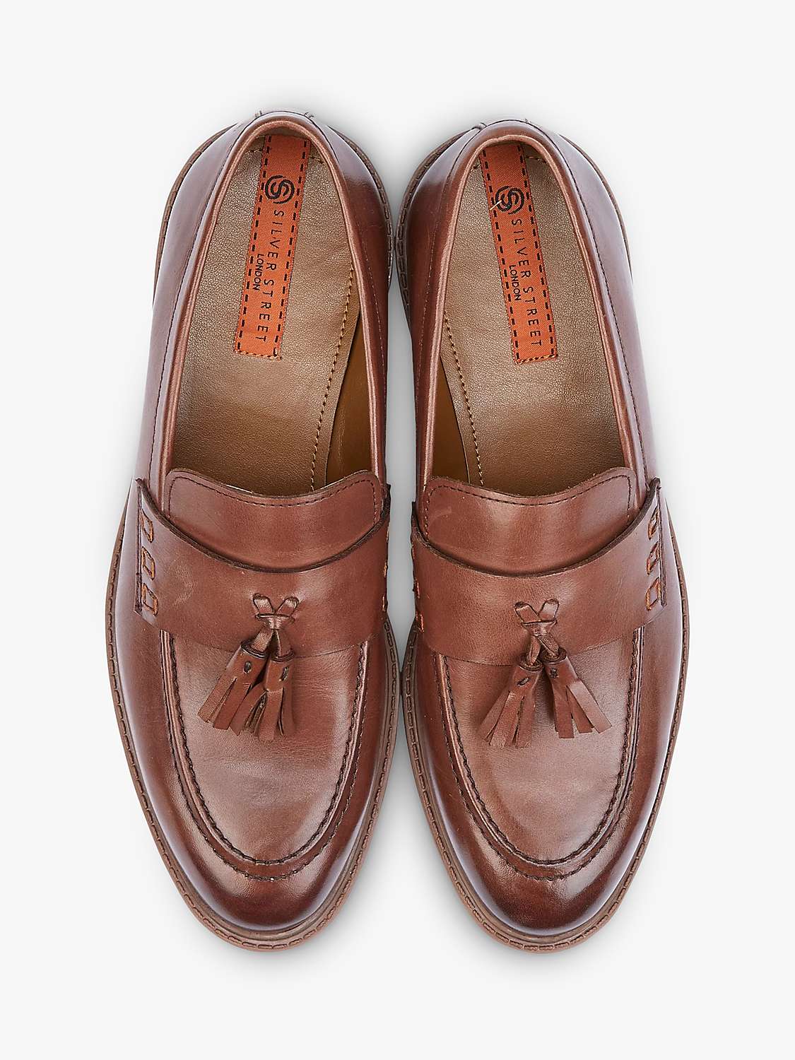 Buy Silver Street London Charleston Leather Loafers Online at johnlewis.com