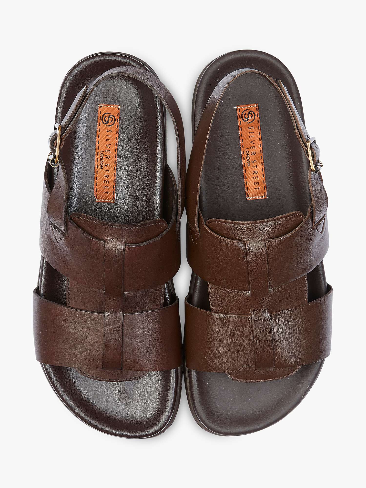 Buy Silver Street London Tuscon Leather Sandals Online at johnlewis.com