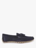 Silver Street London Monza Suede Loafers, Navy