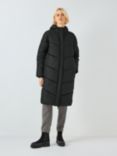 John Lewis ANYDAY Longline Puffer Jacket, Khaki