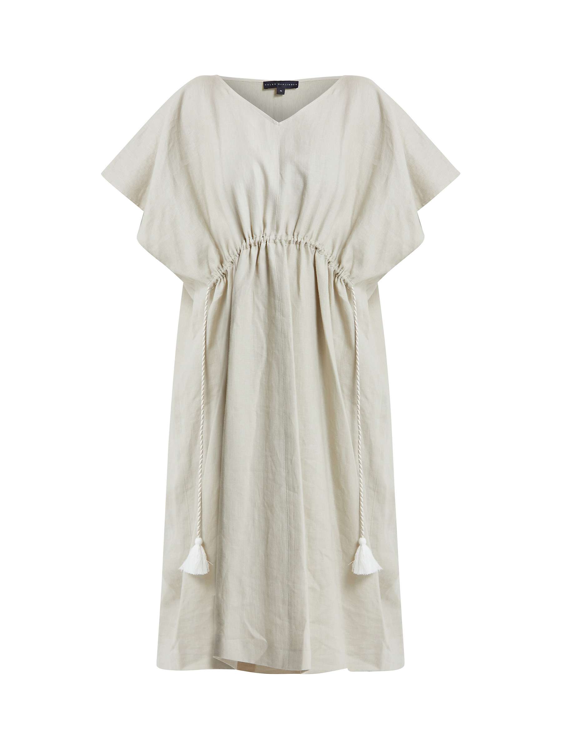Helen McAlinden Kehlani Plain Linen Dress, Oatmeal at John Lewis & Partners