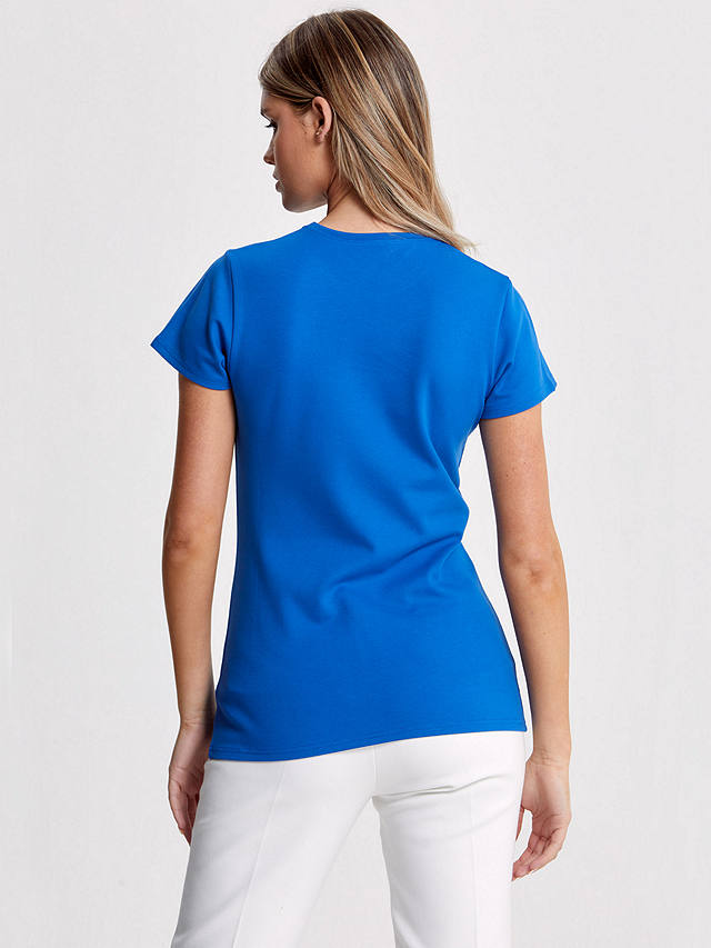 Helen McAlinden Lori Stretch Jersey T-Shirt, Blue