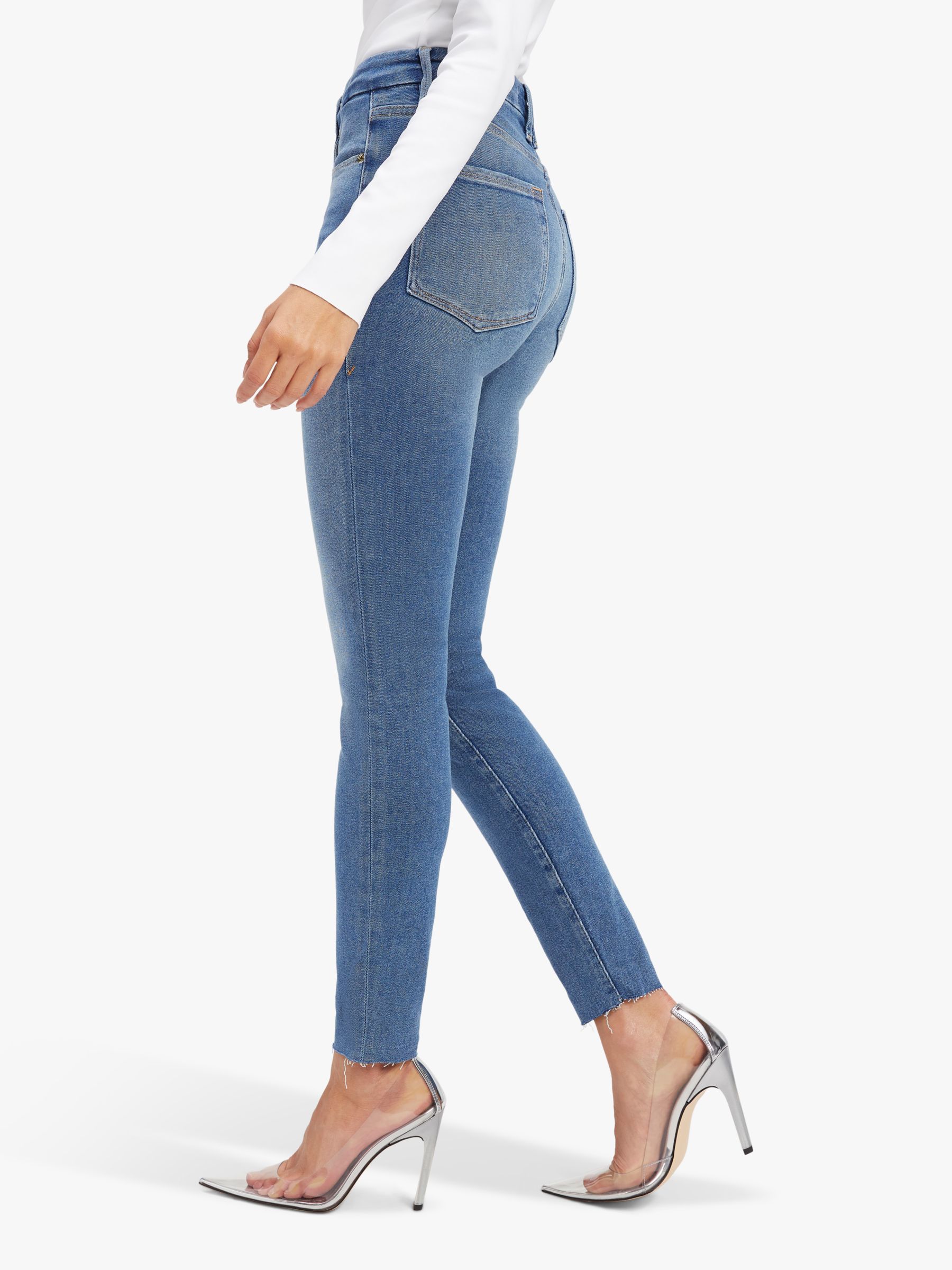 Good American Good Legs Skinny Jeans, Blue 655, 10-12