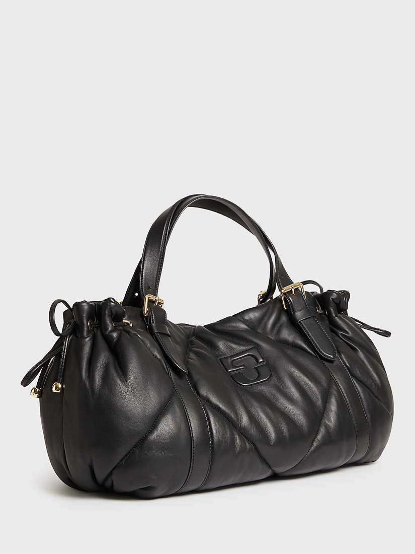 Buy Gerard Darel Le 24H Leather Shoulder Bag, Black Online at johnlewis.com