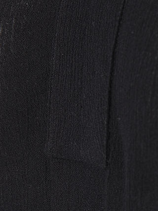 KAFFE Curve Amber V-Neck Long Sleeve Tunic, Black