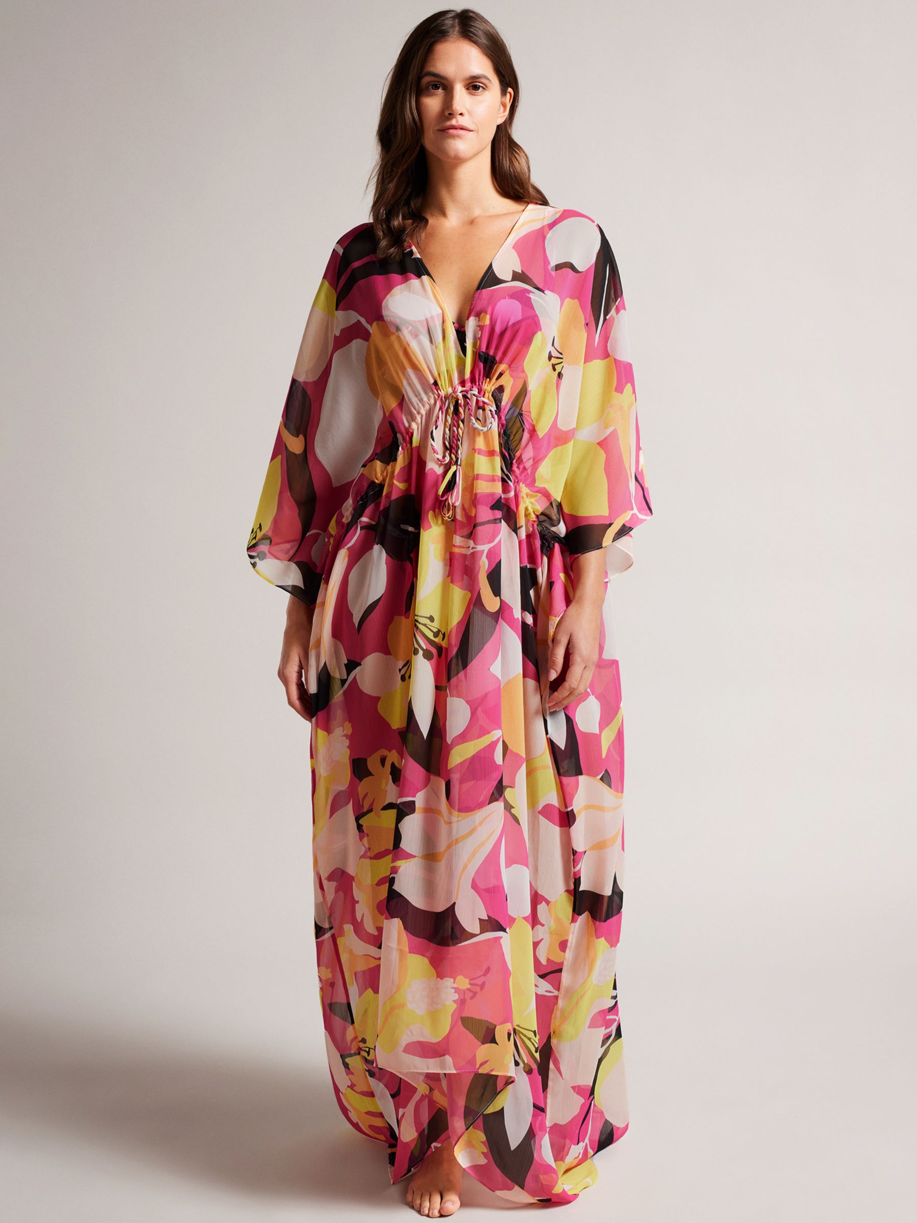 Ted Baker Lucenaa Belted Maxi Cover Up, Multi, S