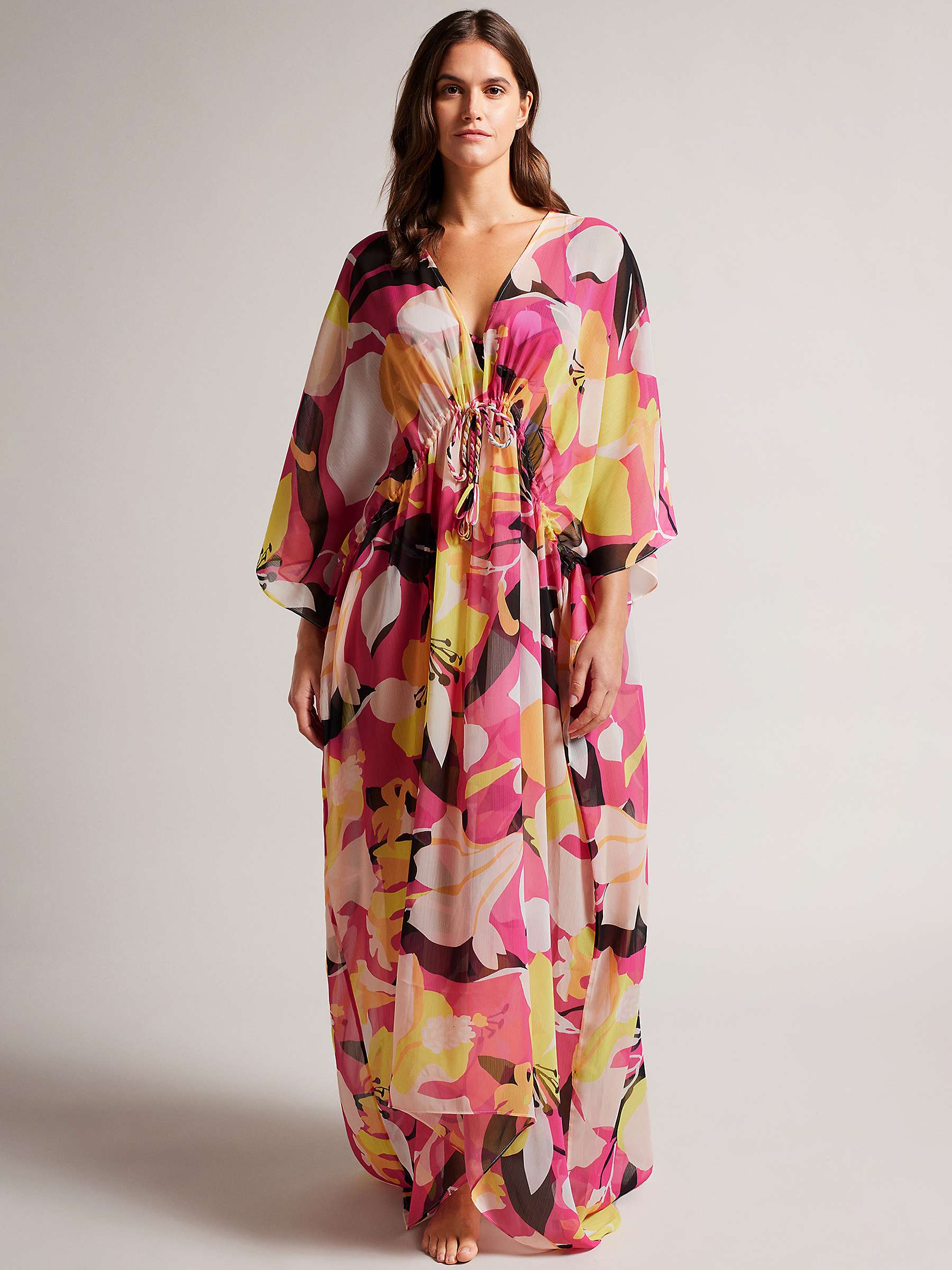 Buy Ted Baker Lucenaa Belted Maxi Cover Up, Multi Online at johnlewis.com