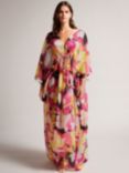 Ted Baker Lucenaa Belted Maxi Cover Up, Multi, Multi