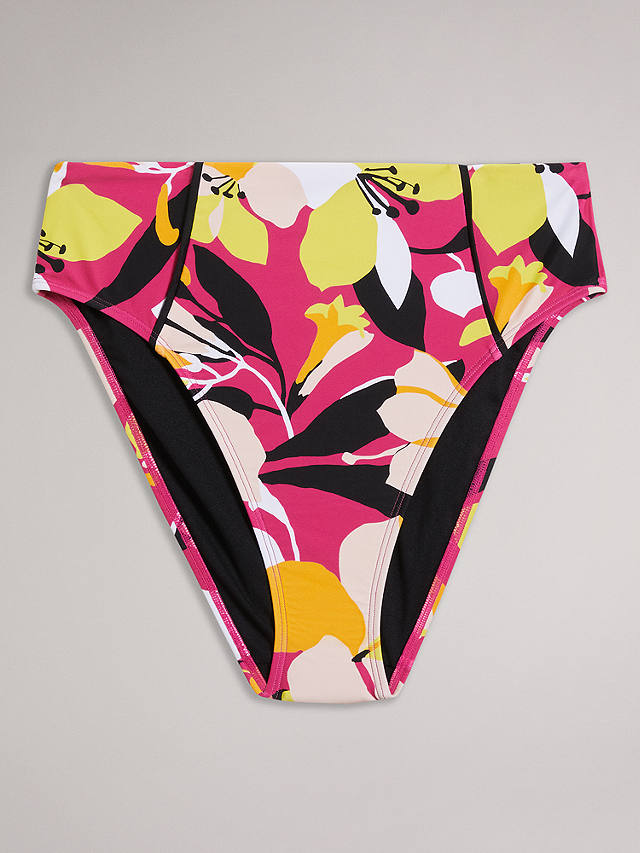 Ted Baker Marthya Abstract Print High Leg Swim Bottoms, Multi