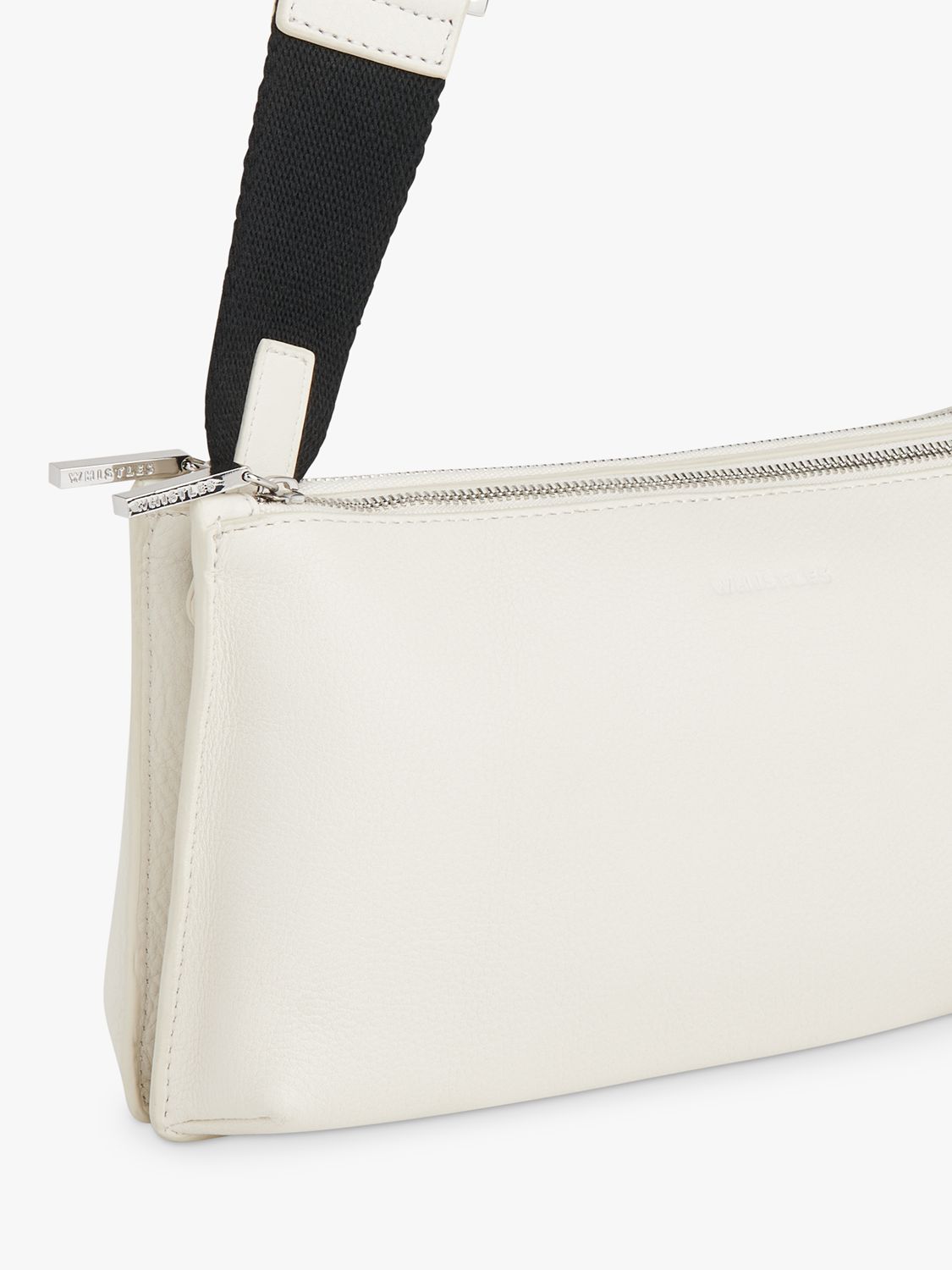 Buy Whistles Kai Leather Double Pouch Bag Online at johnlewis.com