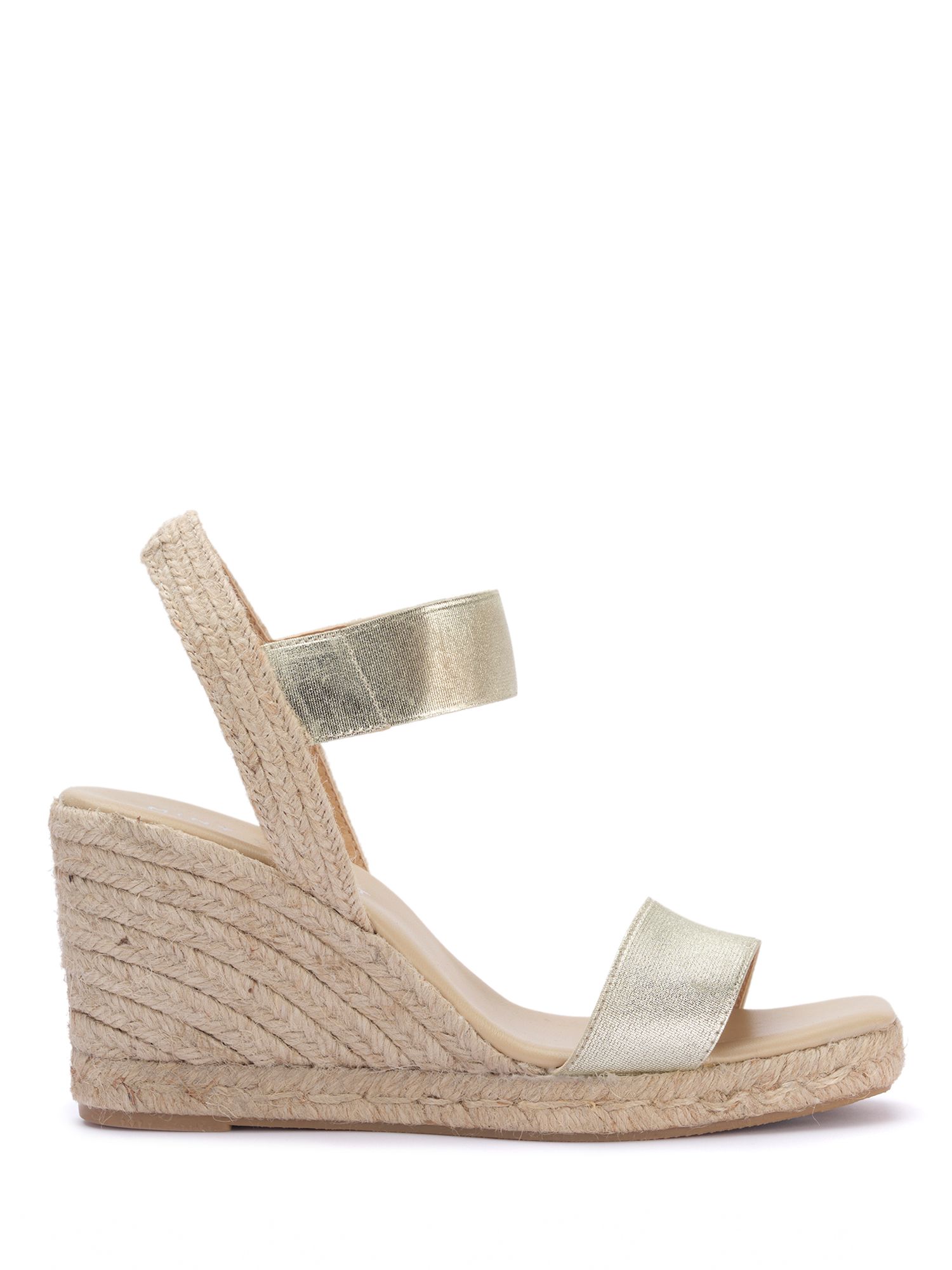 Mint Velvet Gabriella Wedge Sandals, Gold