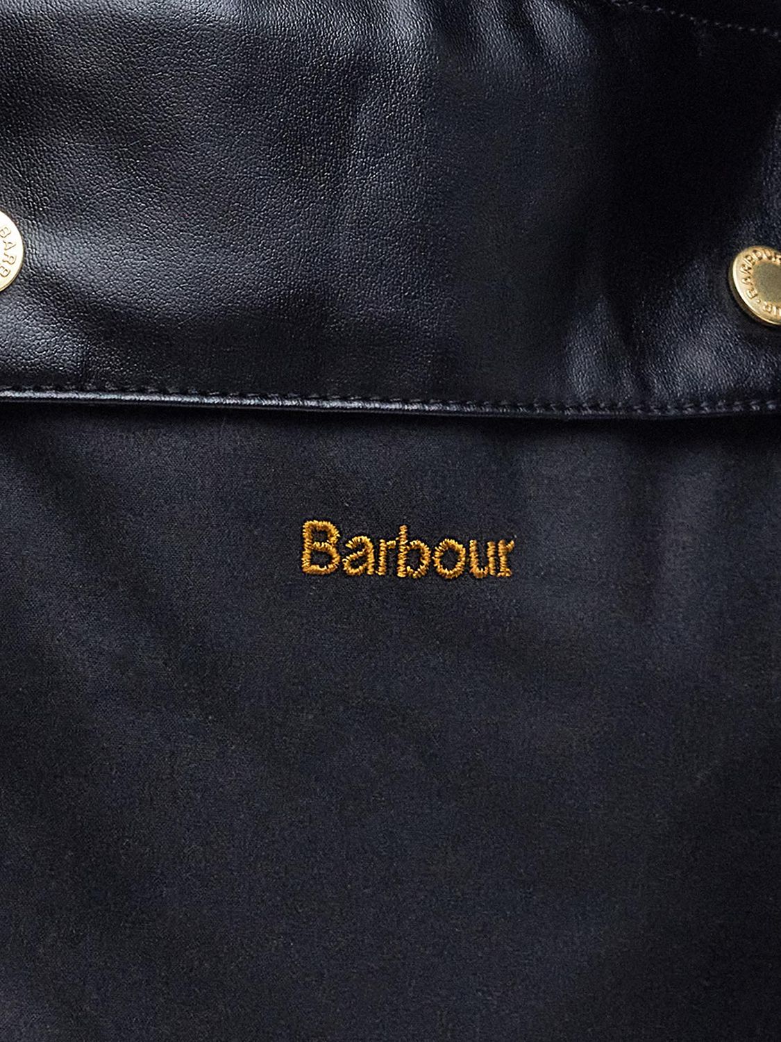 Barbour x House of Hackney Medola Waxed Cotton Coat, Black
