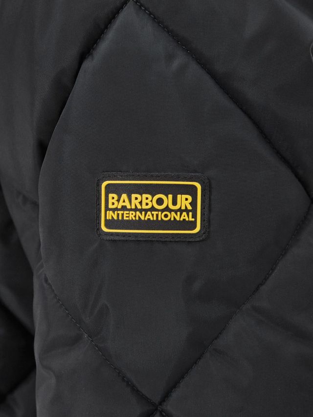 Barbour International Norton Quilted Jacket, Black, 8