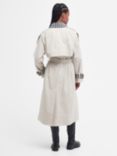 Barbour Tomorrow's Archive Blaire Showerproof Trench Coat, Blanc, Blanc