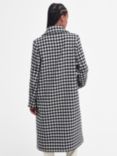 Barbour Tomorrow's Archive Cawder Wool Blend Checked Coat, Black/White