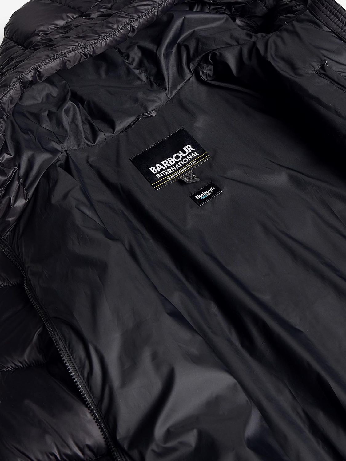 Barbour International Ennis Quilted Jacket, Black