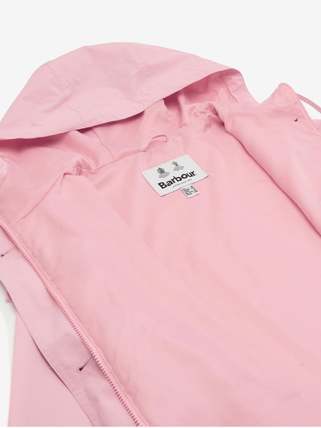 Barbour Seal Showerproof Jacket, Meadow Pink at John Lewis & Partners