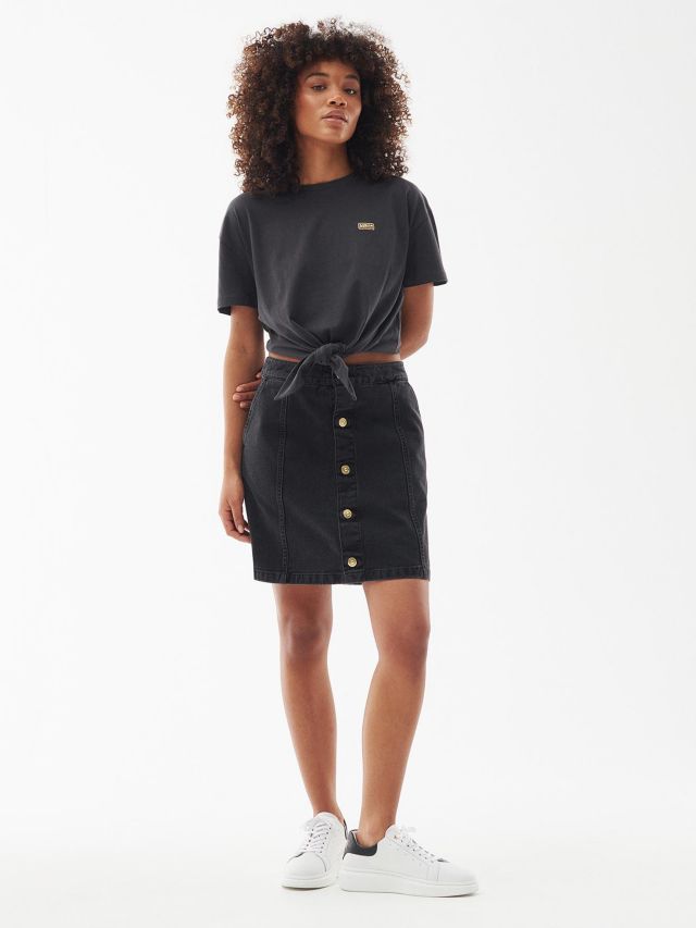 Black denim 2025 skirt john lewis