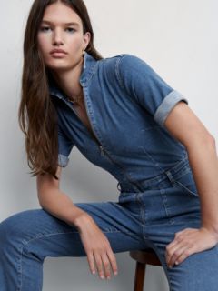 Andrea denim jumpsuit - 100% organic cotton – Nagev