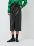 Rails Faux Leather Midi Skirt, Black