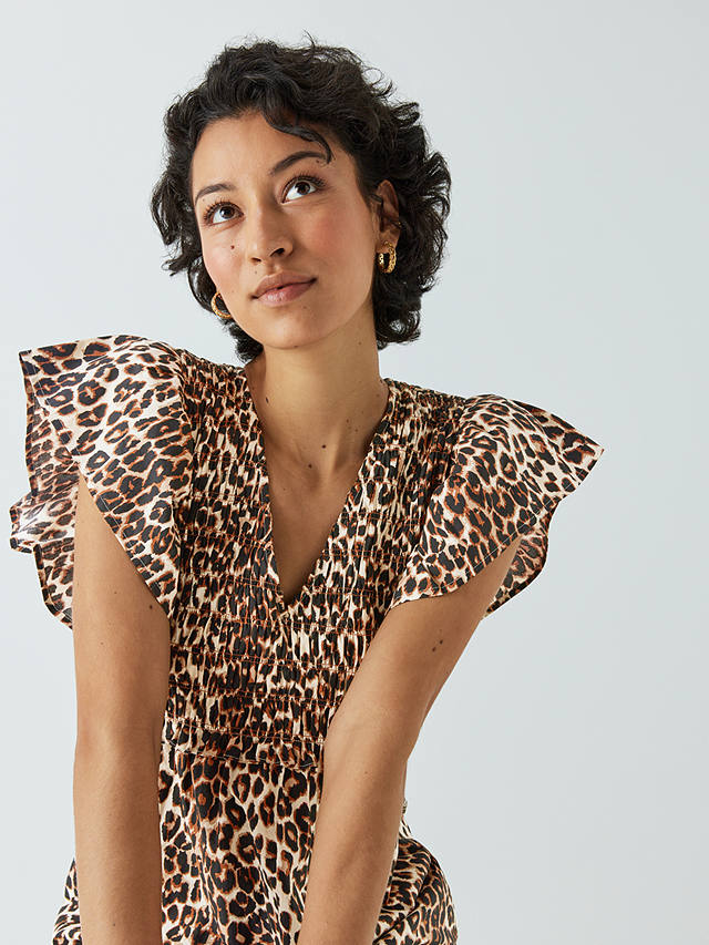 Rails Nala Cheetah Print Midi Dress, Brown