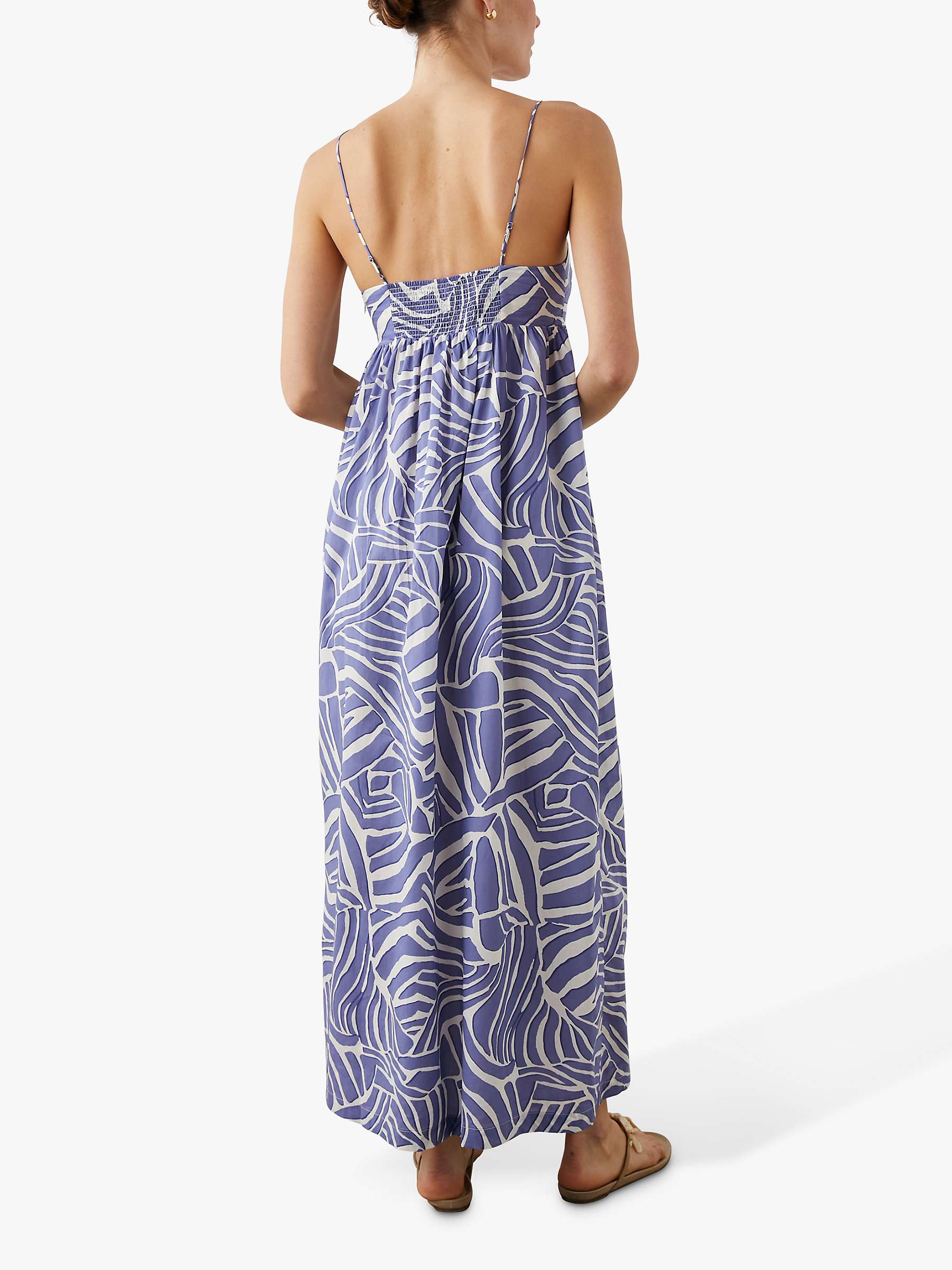 Buy Rails Lucille Island Waves Abstract Print Maxi Dress, Blue Online at johnlewis.com